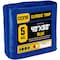 Core Tarps Heavy Duty Tarp, 50 ft L x 0.5 mm H x 40 ft W, 5 Mil, Blue, Polyethylene CT-505-40X50 - alternate 1